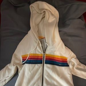 Aviator Nation zip up hoodie sz small - excellent condition!